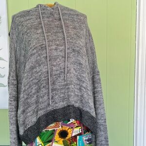Le Lis Charcoal Cowl Neck Sweater